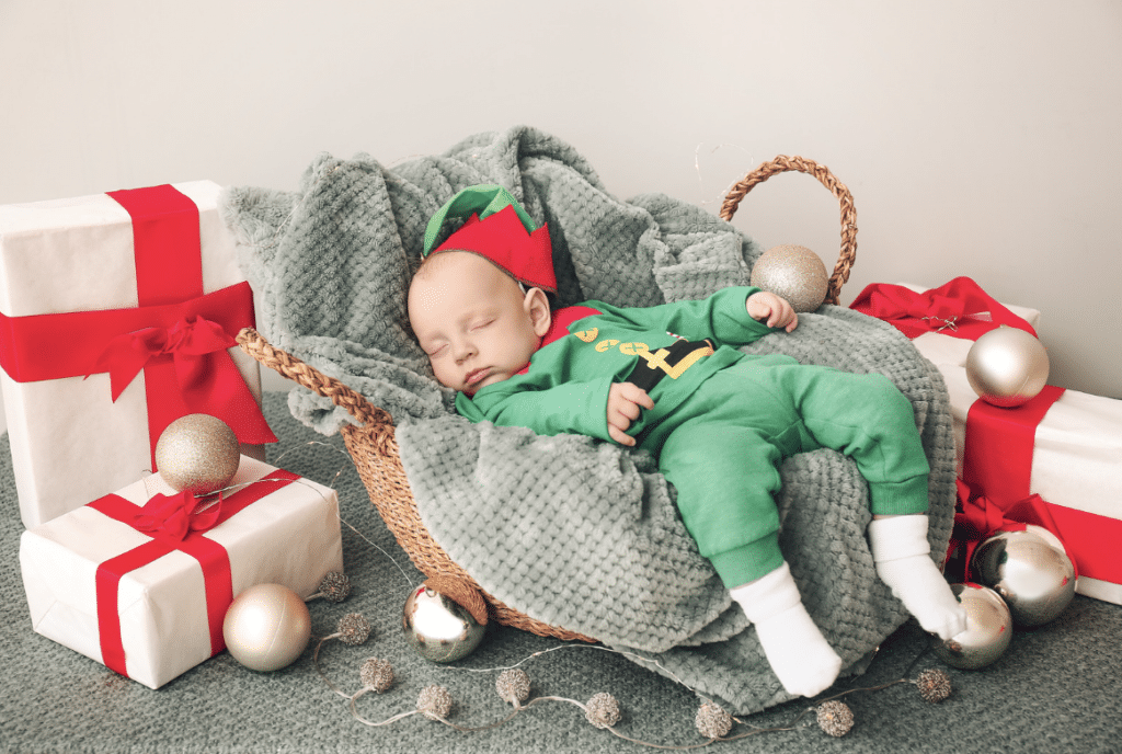 Baby tranen feestdagen